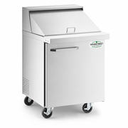 MainStreet Equipment 27" Mega Top 1 Door Refrigerated Sandwich Prep Table - main