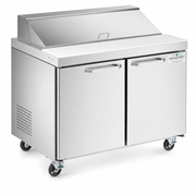 MainStreet Equipment 48" Standard Top 2 Door Refrigerated Sandwich Prep Table - main