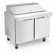 MainStreet Equipment 48" Mega Top 2 Door Refrigerated Sandwich Prep Table - main