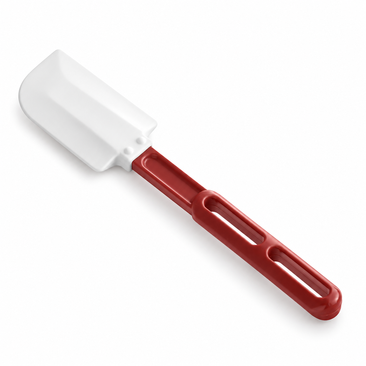 10-Inch Silicone Spatula, Red / White, Each - main
