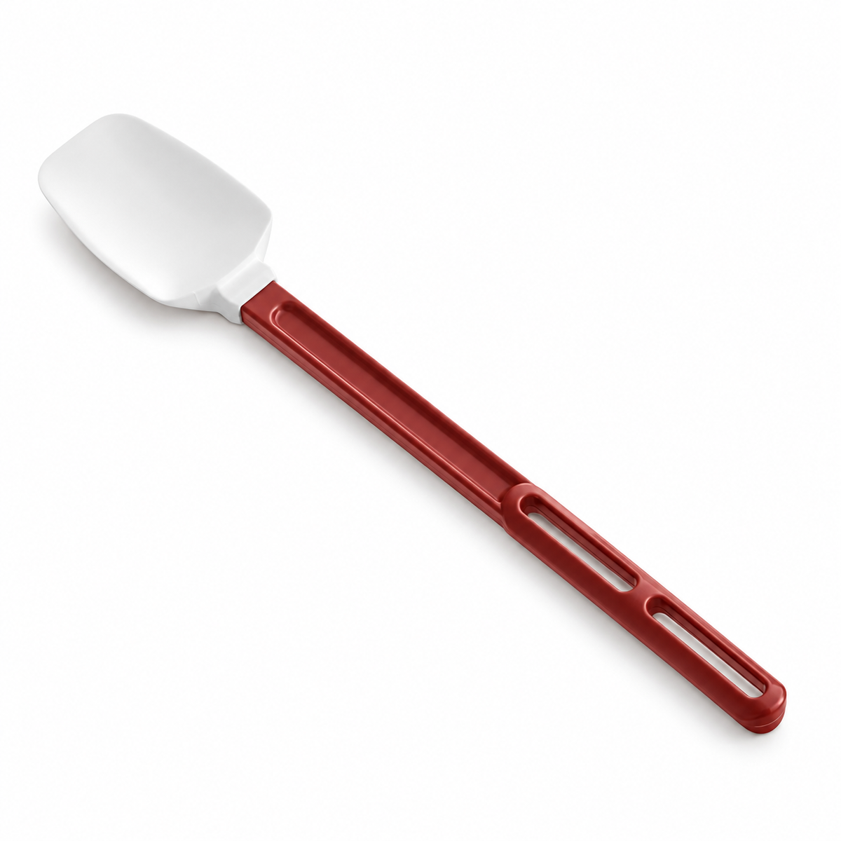 16 3/8-Inch Silicone Spoonula, Red / White, Each - main