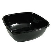 Sabert 80 oz. Black Square Plastic Catering Bowl - 50 per case – Dishware Bowl
