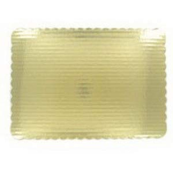 Vineland Packaging Single Wall 1/2 Sheet Cake Board Gold – 18.75" Length x 13.75" Width | 50/Case