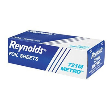 Pactiv Corporation Rey 721M Metro Intrfld Alum Foil Sh 12X10.75 Plain 6/50 REY 721M – Food Wrap