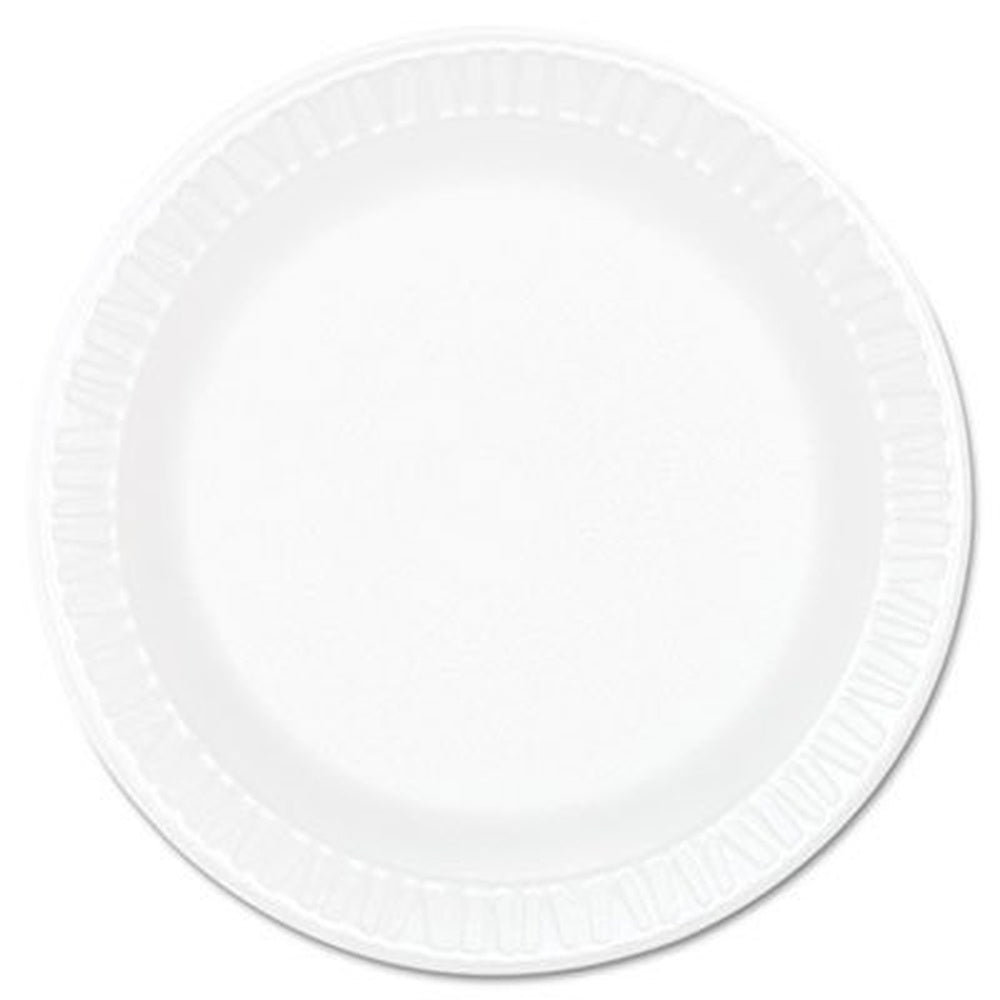 Dart Concorde Non-Laminated Foam Dinnerware DCC 6PWCR – Dishware Plate