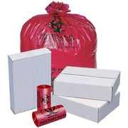 Pitt Plastics Red Perforated Low Density Isolation Can Liner 40 X 47-100 per case. – Waste Bag