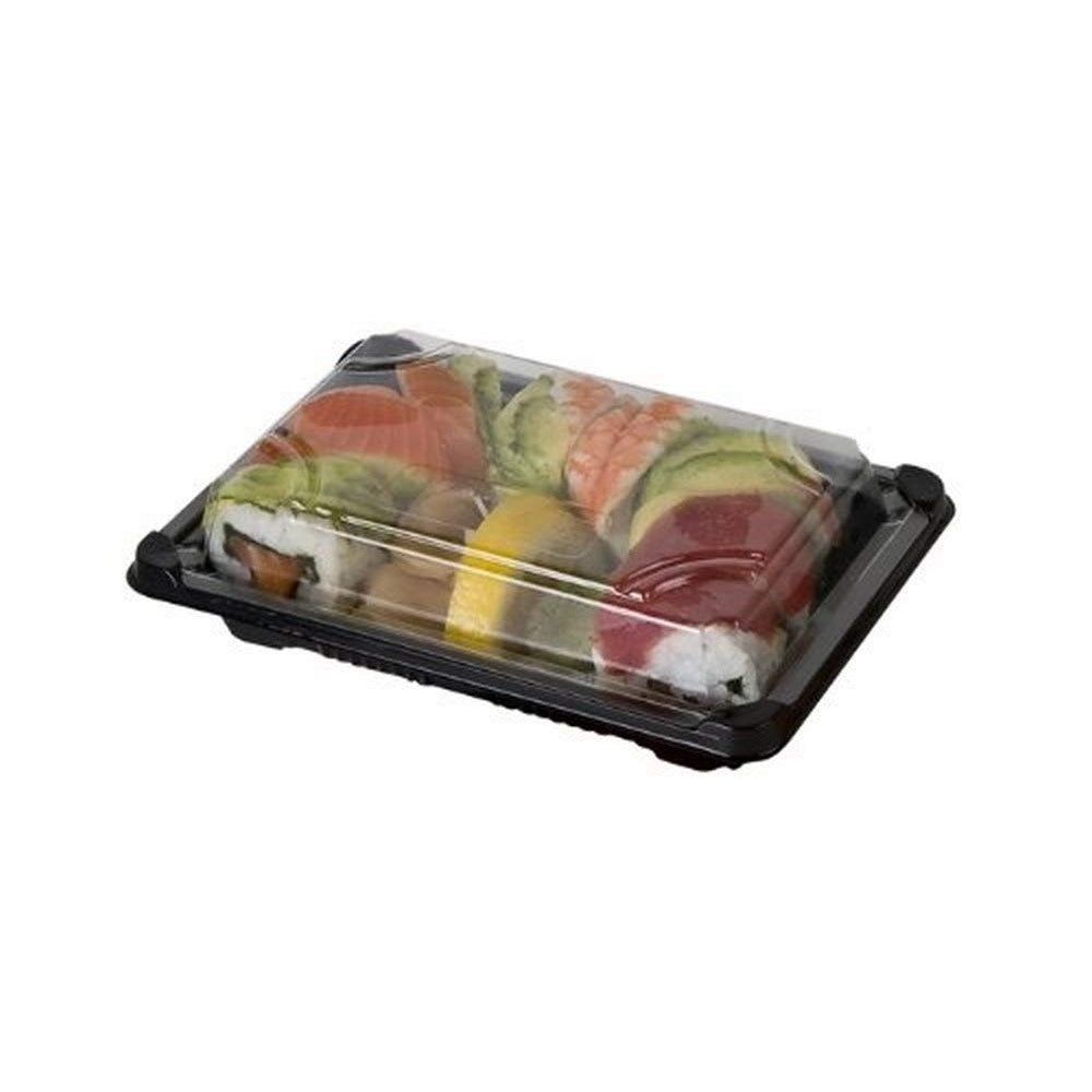 Compostable To Go Containers and Lids by ECO PRODUCTS – Small, PLA Plastic, Black, Pack of 600, Model EP-SH2-CPK