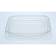 Pactiv Recessed PET Square Container Lid Fits 12 – 16, 24, 32 oz. Square Deli Container, Clear | 960/Case