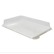 Fineline settings Rectangular Plastic Dome Lids - 14" x 10" | Clear | Platter Pleasers | Pack of 50