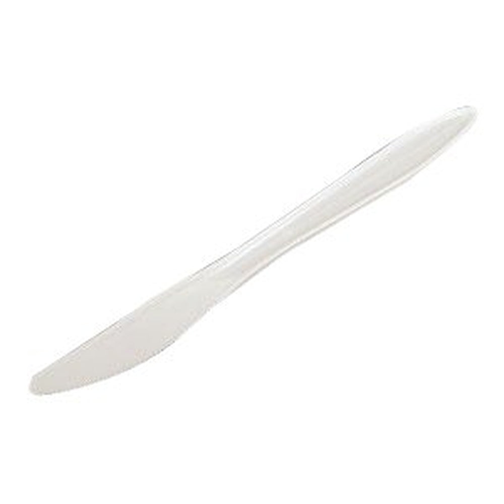 PJP Marketplace Medium Weight Knife White – Polypropylene | 1000/Case