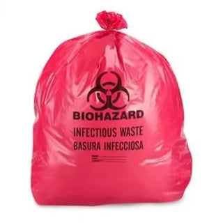 12-16 Gallon Infectious Waste Trash Bag by Pitt Plastics – 1 Count (Pack of 500), 16.0 gallons, Plastic, Red, Pack of 500