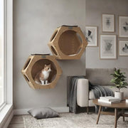 Bison Pets wall-mounted cat tree set - image 4