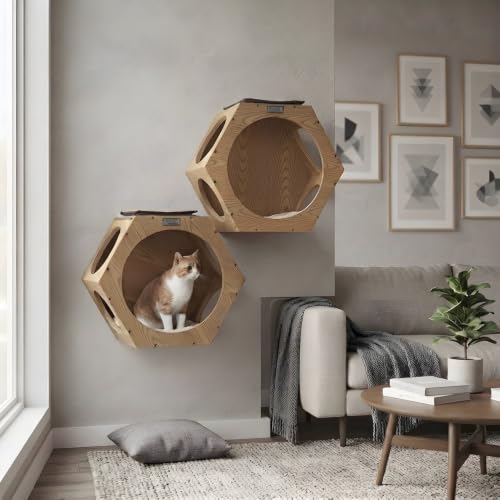 Bison Pets wall-mounted cat tree set - image 4
