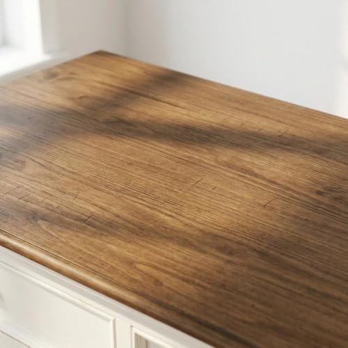 Starlight Canyon Home Mahogany Veneer Kitchen Buffet with 5 Doors and 3 Drawers, Sideboard Storage Cabinet for Dining Room and Kitchen - image 2