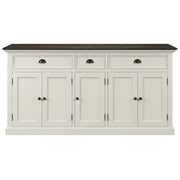 Starlight Canyon Home Mahogany Veneer Kitchen Buffet with 5 Doors and 3 Drawers, Sideboard Storage Cabinet for Dining Room and Kitchen - image 6
