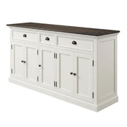 Starlight Canyon Home Mahogany Veneer Kitchen Buffet with 5 Doors and 3 Drawers, Sideboard Storage Cabinet for Dining Room and Kitchen - image 8