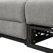 Furnifact Fabric-Upholstered Power Reclining Sectional with Power Headrest, USB Charging Ports, Drop-Down Table, Sofa for Living Room - image 8