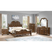 Isabella Cherry Brown 5-Piece Bedroom Set, Queen - image 1
