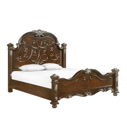 Isabella Cherry Brown 5-Piece Bedroom Set, Queen - image 2