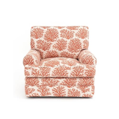 American Furniture Classics Multicolor Polyester Blend Upholstered Accent Chair | Reversible Cushions with Removable Covers - image 1