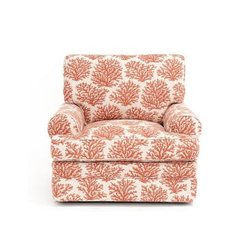 American Furniture Classics Multicolor Polyester Blend Upholstered Accent Chair | Reversible Cushions with Removable Covers - image 1