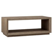Henn&Hart Tannen Coffee Table, 48" Wide, Gray - image 1