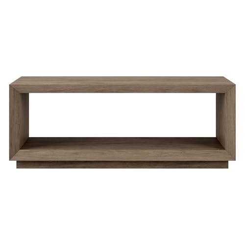 Henn&Hart Tannen Coffee Table, 48" Wide, Gray - image 4