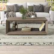 Henn&Hart Tannen Coffee Table, 48" Wide, Gray - image 7