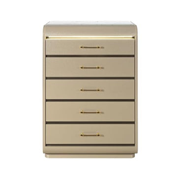 Global Furniture USA Genesis Gold Chest with LED - image 1