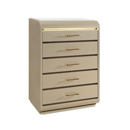 Global Furniture USA Genesis Gold Chest with LED - image 4