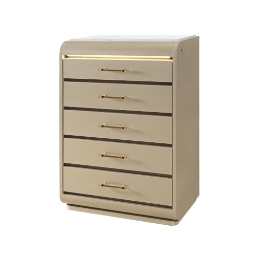Global Furniture USA Genesis Gold Chest with LED - image 5