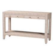 Baxton Studio Nira Faux Shagreen Console Table - Accent Display Piece