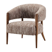 Mayla Accent Chair - Dappled Rose Clay Boucle