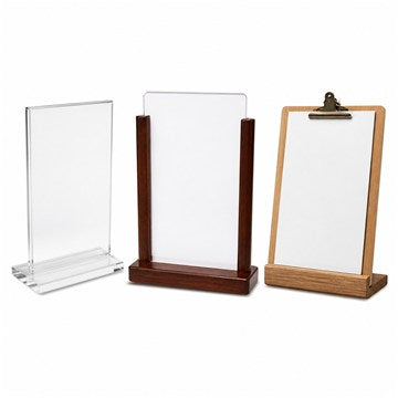 menu holders